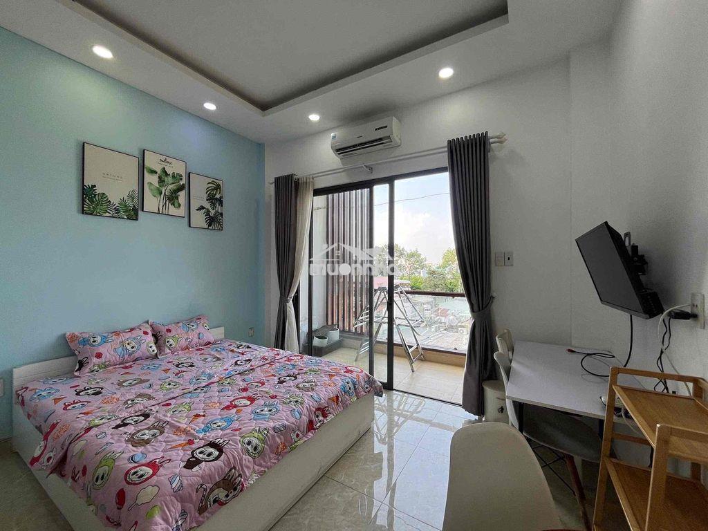 1 phòng ngủ siêu rộng 50m2 - thang máy - hầm xe - balcon - tân định q1 - Ảnh 2