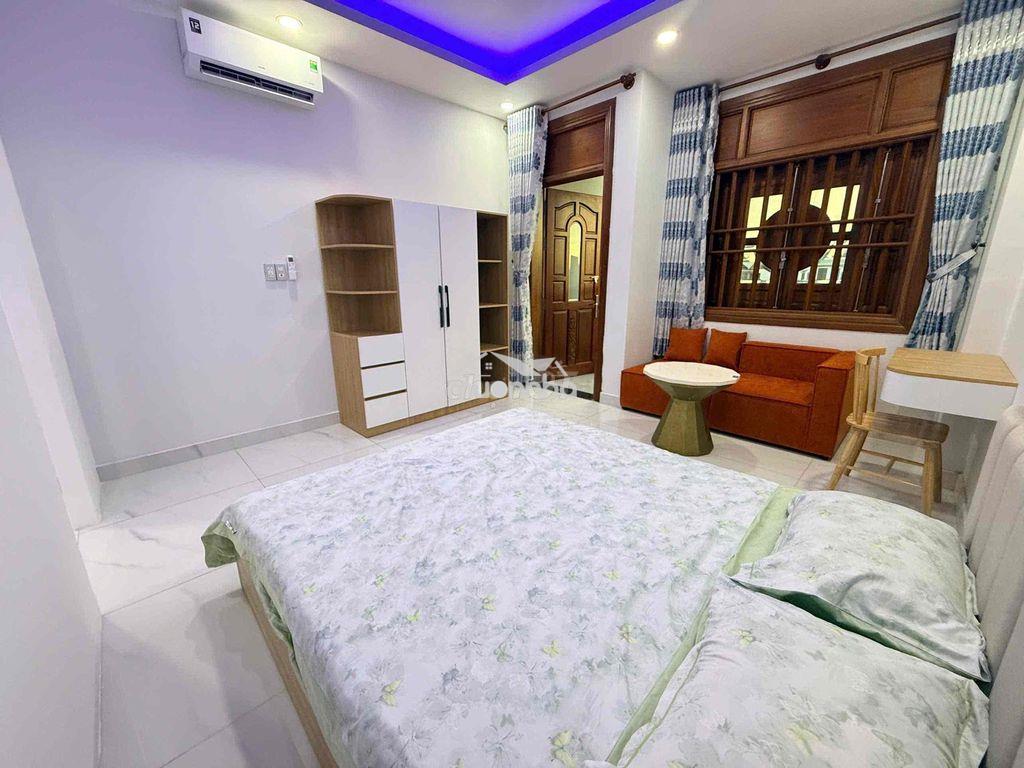 Cho thuê căn một phòng ngủ tách bếp ban công mới 100% gần topaz quận 8 - 3