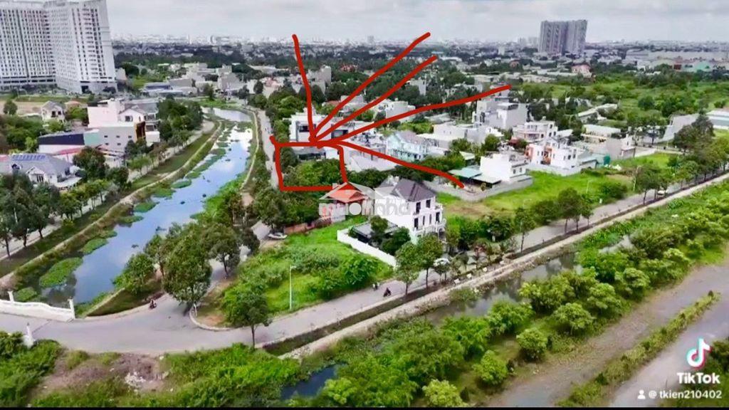 Bán lô biệt thự mặt sông 352m2 ngang 16m-có bờ kè trước nhà thoáng mát - 3