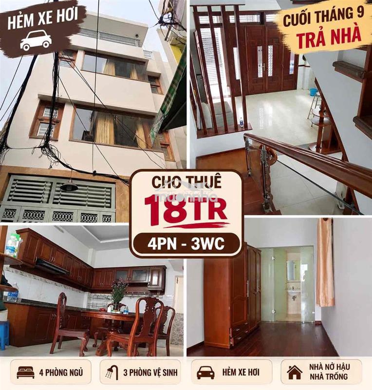 Nhà nc hẻm xe hơi cách mạng t8 hem7** nhà đẹp phù hợp kdonl,văn phong…