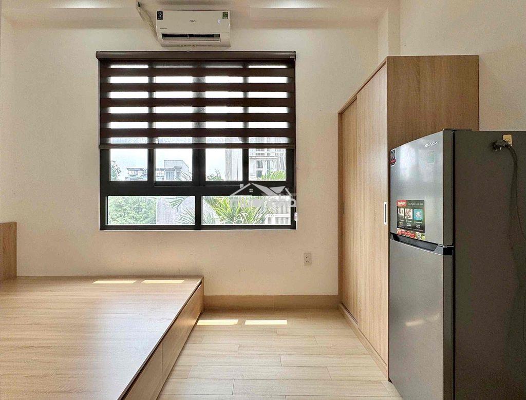 Studio cửa sổ trời không gác giá rẻ ngay aeon tân phú - full nội thất - Ảnh 4