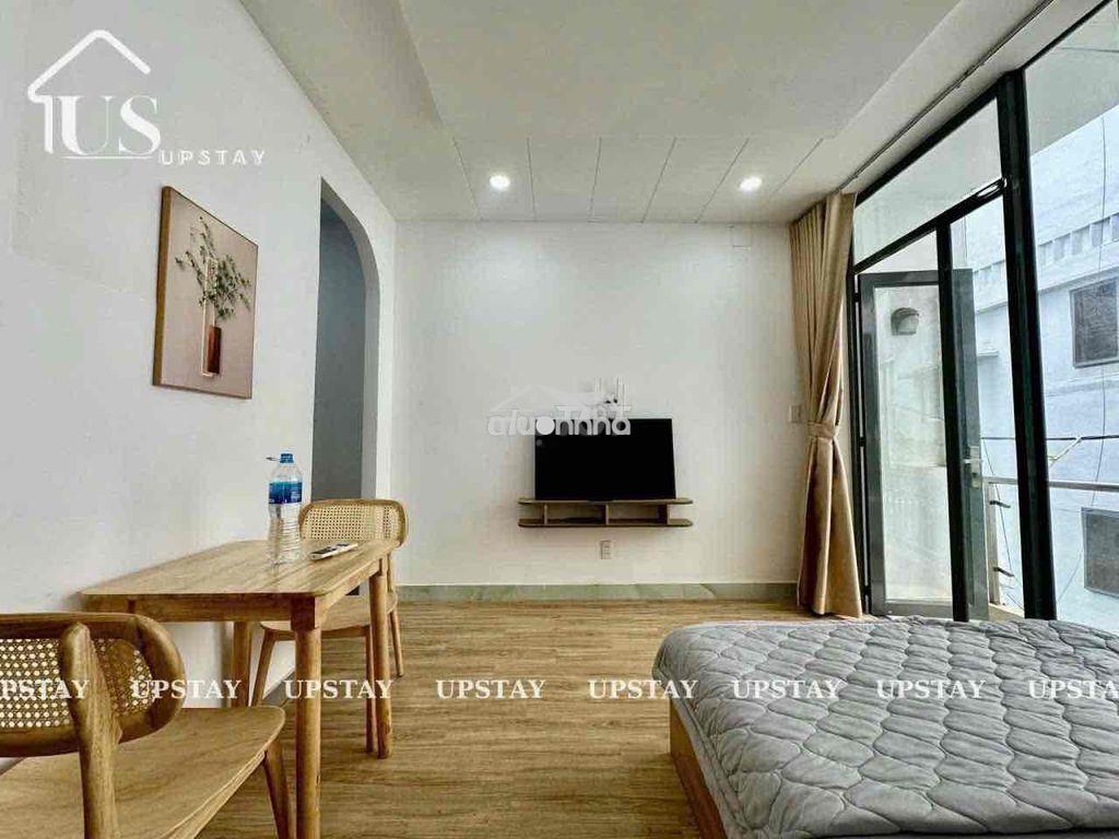 Cho thuê căn hộ 1pn ban công thoáng full nội thất ngay trần quang khải - Ảnh 3