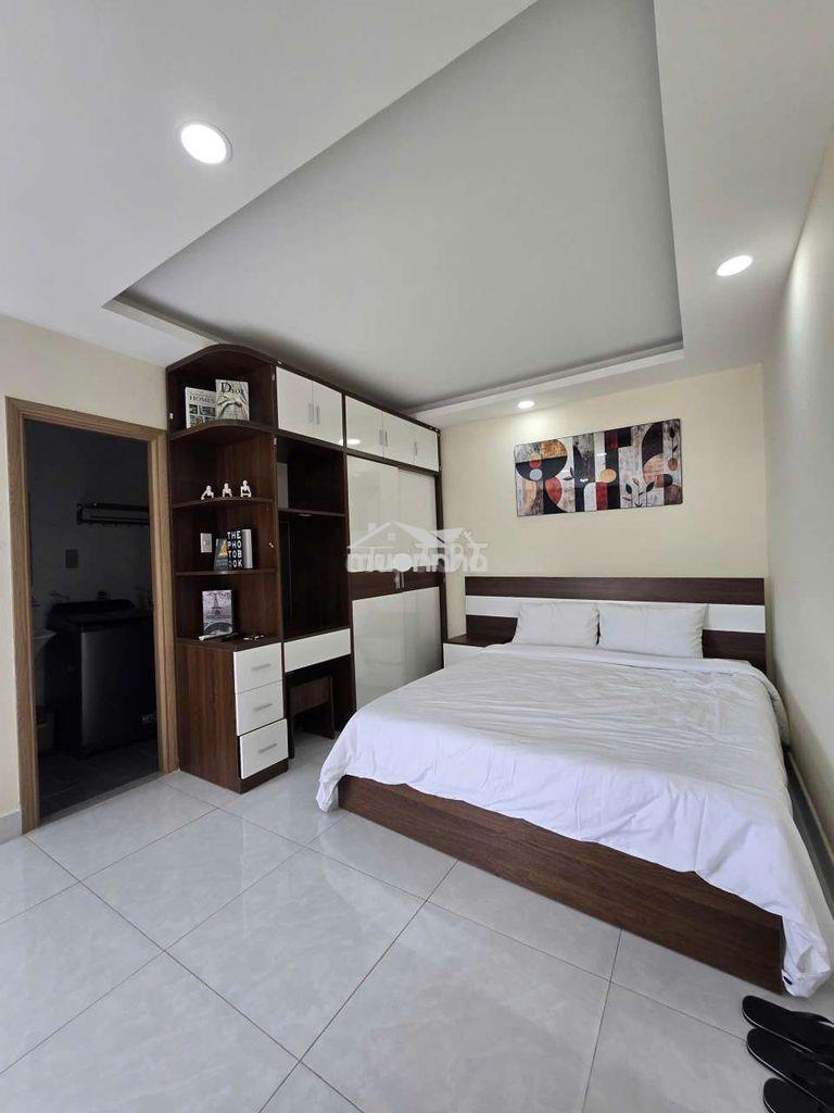 Cho thuê căn hộ studio 35m2 ban công - hoàng sa q3, gần đh sư phạm
