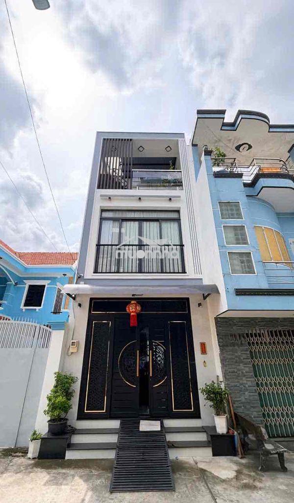 7.5 tỷ (tl) - nhà mới - hẻm 8m - kinh dương vương - 3 tầng - 4 pn,