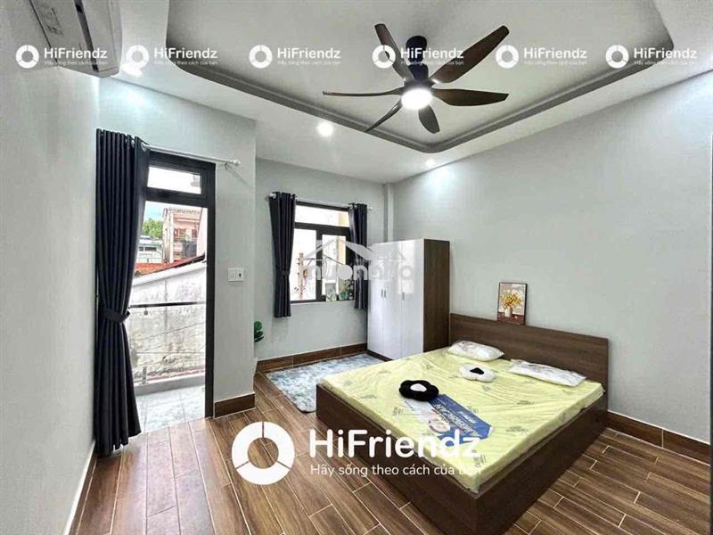 Studio ban công full nội thất có máy giặt riêng gần đầm sen