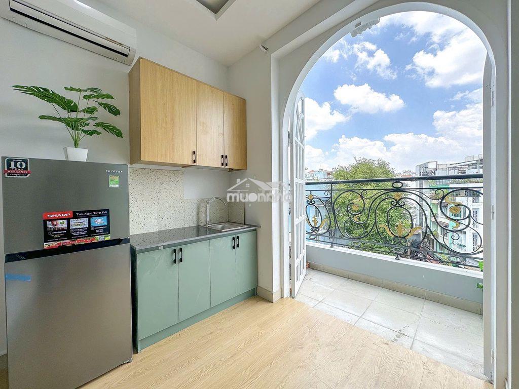 Studio ban công lê văn sỹ q3 nội thất cao cấp như hình + view chill - Ảnh 4