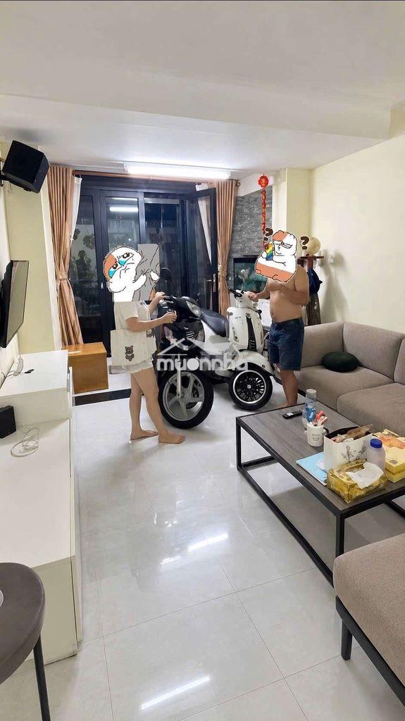 Nhà 4 tầng lầu - hẻm thông gần chợ thạch đà - 3 phòng ngủ - Ảnh 2