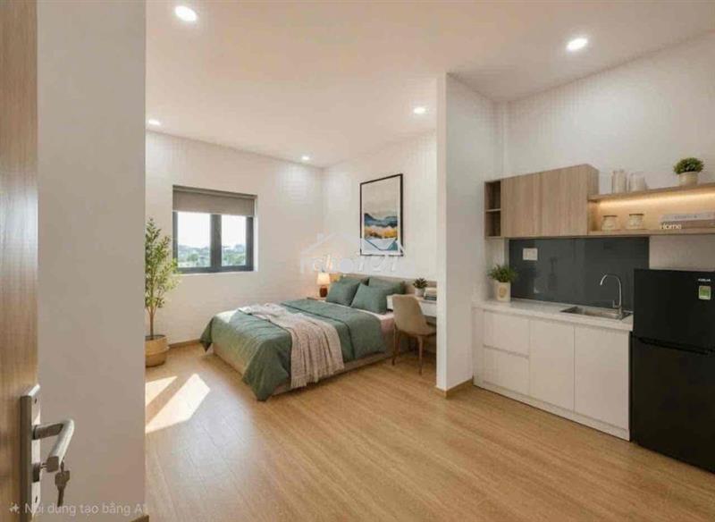 Studio tách bếp giá rẻ full nội thất decor siêu xinh quận 7