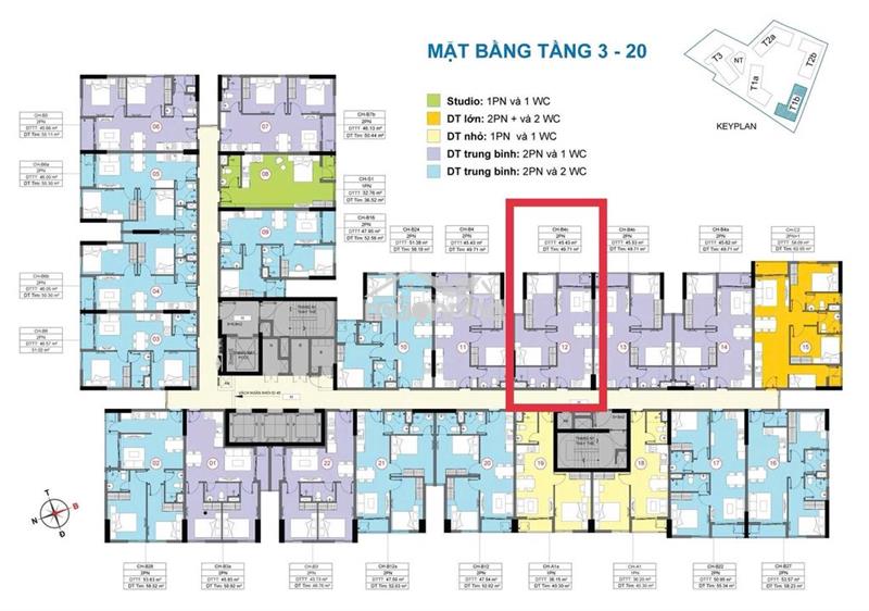Cần bán căn hộ 2pn 49m² giá chỉ 1,45 tỷ - pkd chủ đầu tư