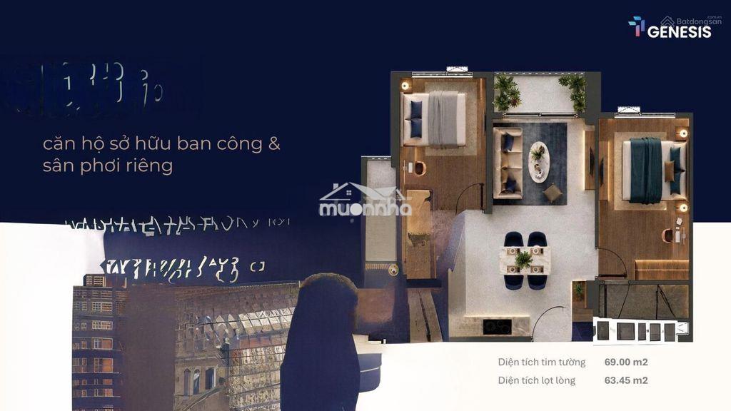 Mở bán nhịp 1 tt genesis 69tr/m2 hàng tháng tt 29tr/th - ưu đãi 1%  - Ảnh 3