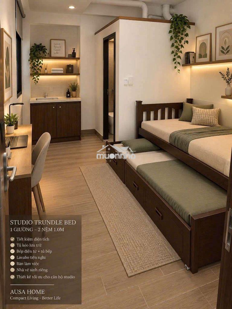 Cho thuê chdv kdc làng đại học phước kiển, phòng mới 100% - Ảnh 2