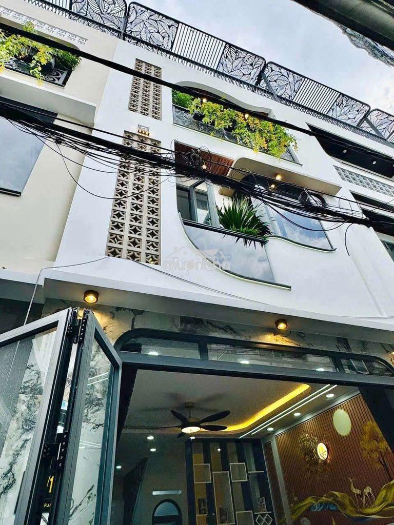 Nhà xây mới 2 lầu 42.7m2 hẻm 3m đi bộ ra chợ thạch đà, gò vấp - 2