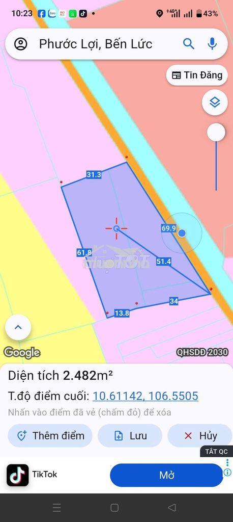 Chỉ 15,5 tỉ sỡ hữu ngay lô đất 70x31= 2672m