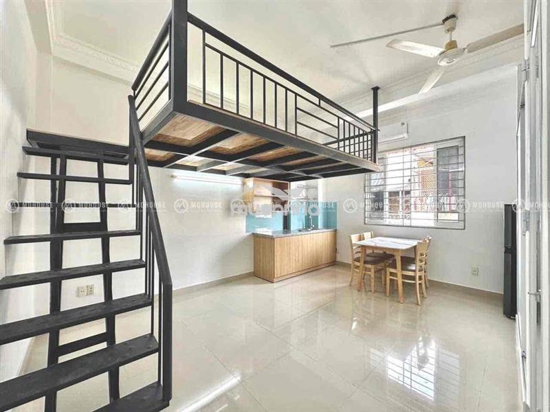 Phòng full nội thất có gác - 109 bàu cát 3