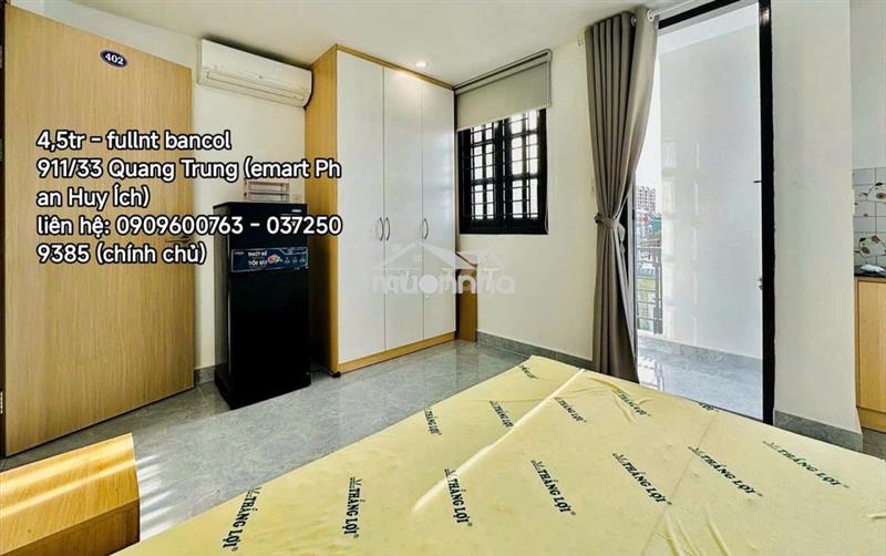 4,5tr full nột thất - bancol (emart phan huy ích,chợ cầu, cvpm qt)