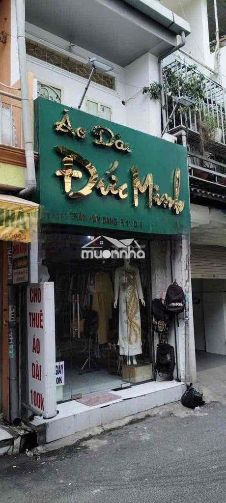 Nhà mặt tiền kinh doanh. trần văn đang, phường 11 . quận 3