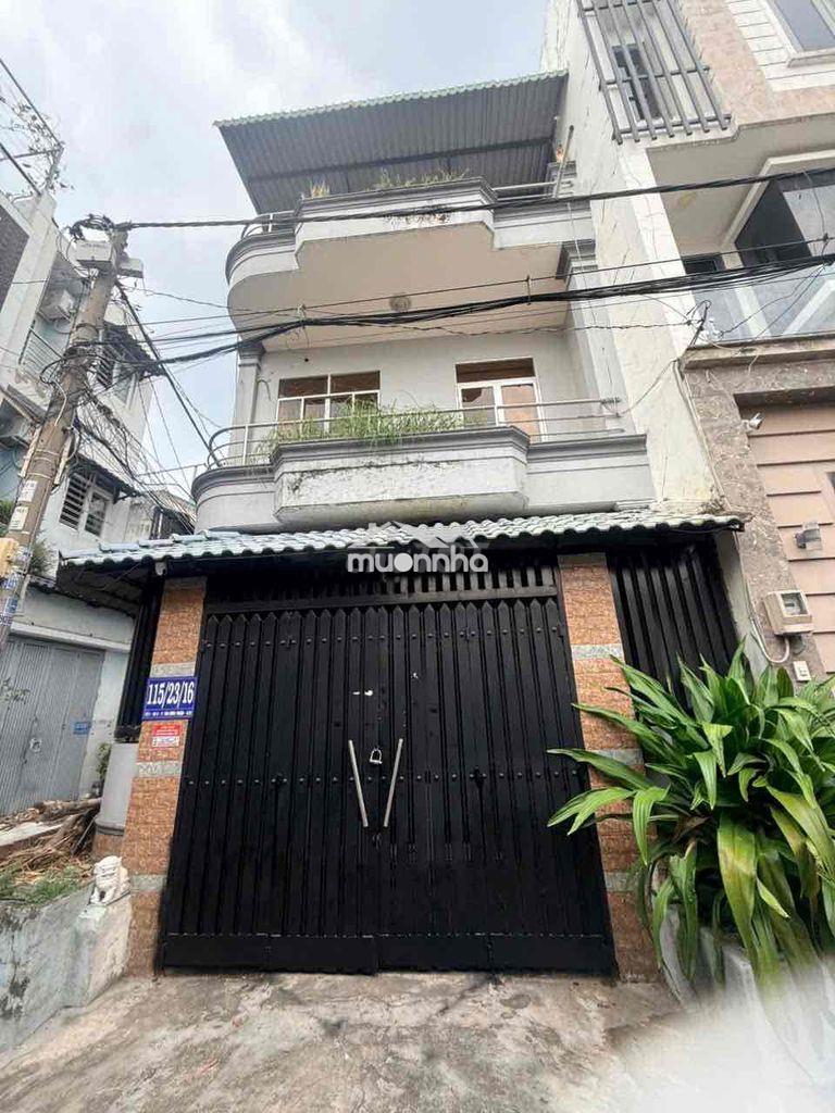 Cho thuê nhà 5x10m 2 lầu, 3pn, hxh, nguyễn văn quá, q12