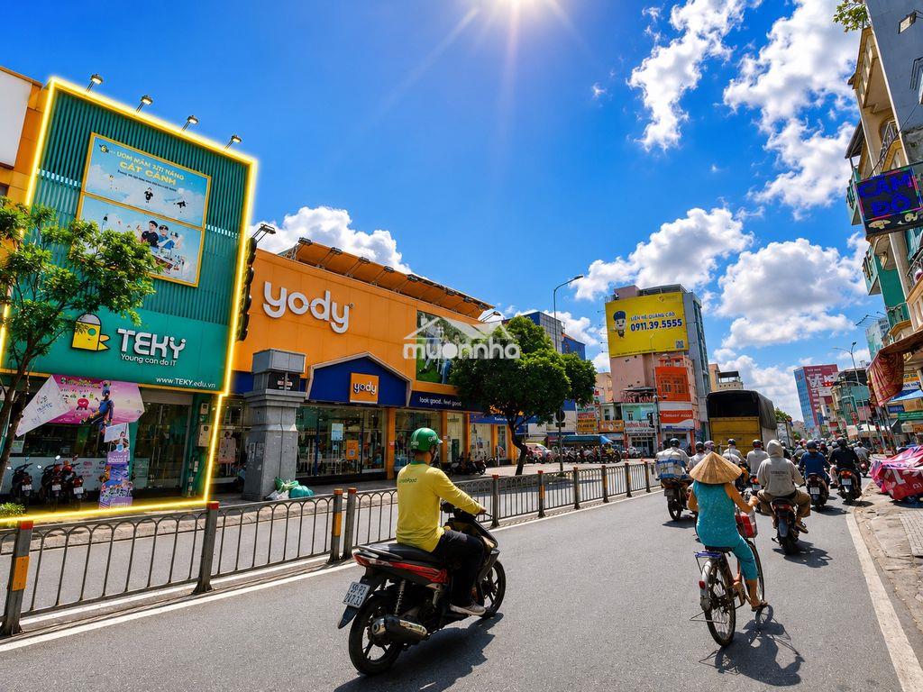 Cho thuê nhà 174 hòa bình - mt 15m, dt~700m2 - ngay ngã 4 lũy bán bích - Ảnh 2