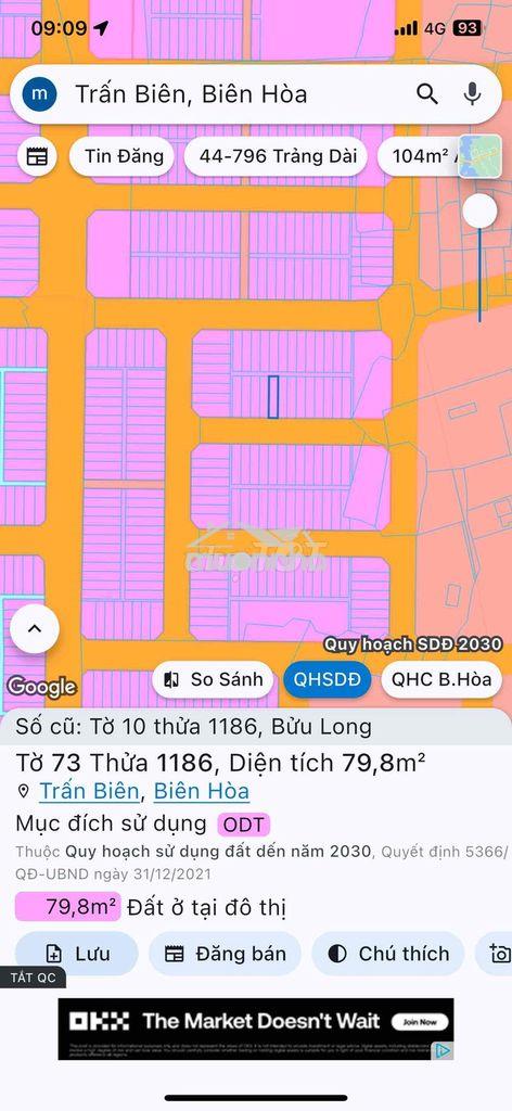 Đất nền thổ cư phường trấn biên khu dân cư sầm uất - 4