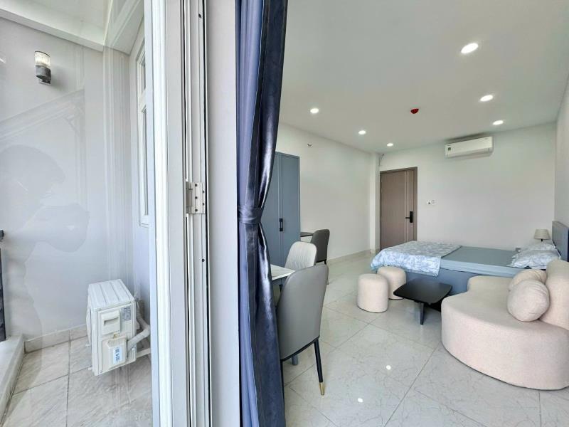 Căn hộ 1pn full nội thất có ban công view đẹp và rộng tại đặng thùy trâm - Ảnh 4
