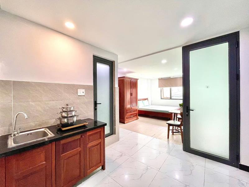 Phòng studio bancon thoáng full nội thất tại phan xích long gần công viên hoàng văn thụ phú nhuận