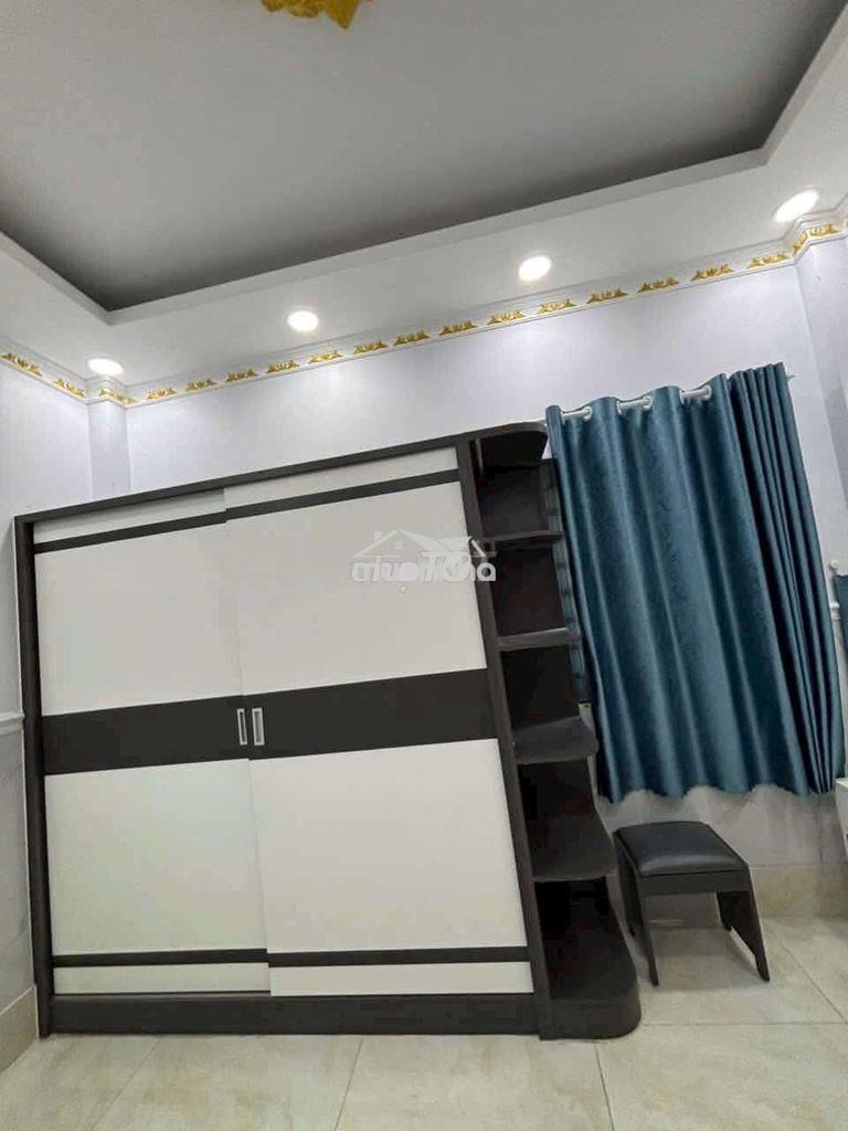 Liên khu 4-5 nhà có nội thất bình hưng hòa b. nhà 4×14m.3 lầu.4pn - Ảnh 4