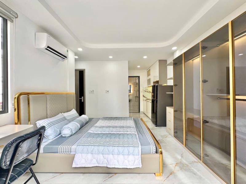 Studio ban công lớn full nội thất ngay lê quang định tiện đi chợ bà chiểu, hoàng hoa thám, quận 1, quận 3, phú nhuận 