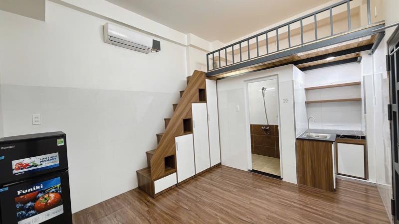 Cho thuê căn hộ duplex (gác) ban công siêu rộng (gần chợ bà chiểu) | bùi hữu nghĩa, bình thạnh  - Ảnh 2