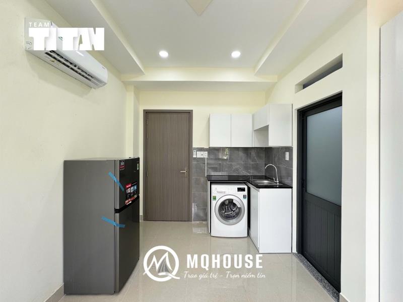 Phòng 40m2 tách bếp máy giặt riêng mới keng ngay chợ bà chiểu- lê trực, bình thạnh - Ảnh 2
