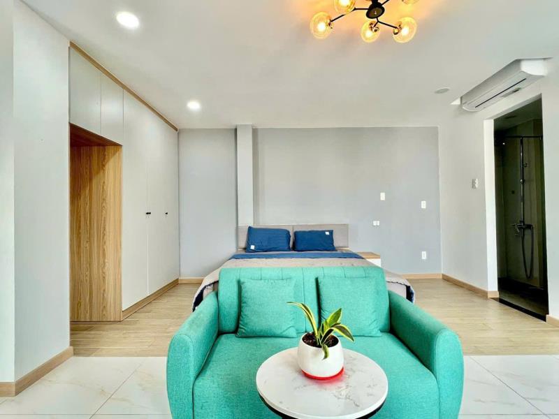 Căn hộ cho thuê trung tâm quận 3 – võ thị sáu – ban công – thang máy – bảo vệ – gần công viên lê văn tám - Ảnh 4