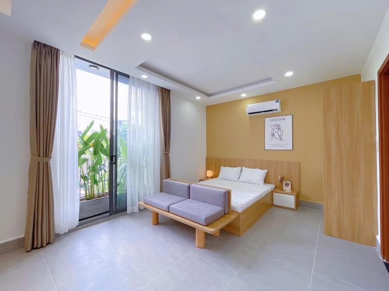 ✨Cho thuê căn hộ 1pn 50m² – có ban công – full nội thất – máy giặt riêng – giáp quận 1 ✨