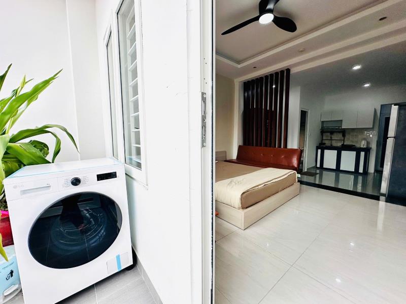 Cho thuê căn hộ có ban công thoáng full nội thất xô viết nghệ tĩnh bình thạnh, sát q1, gần ngã tư hàng - Ảnh 4