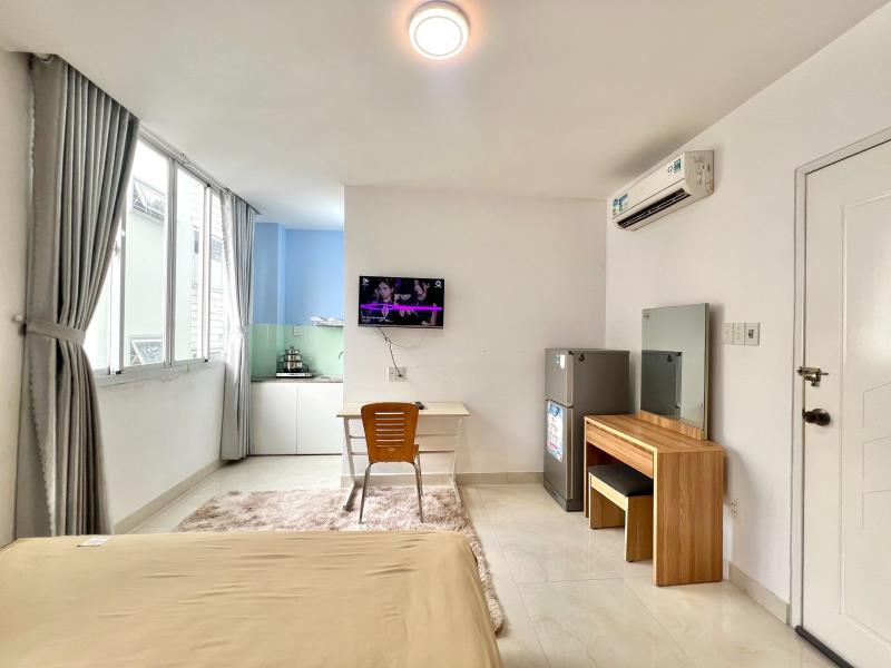 Studio 25m2 an ninh, full nội thất ngay lotte mart, chợ tân quy - Ảnh 3