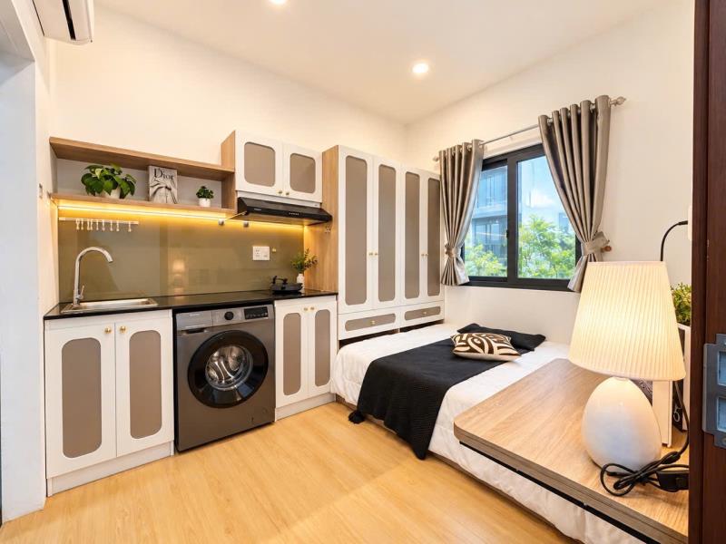 Cho thuê căn hộ cửa sổ lớn - máy giặt riêng (gần vincom nguyễn xí) | nguyễn xí, bình thạnh  - Ảnh 4