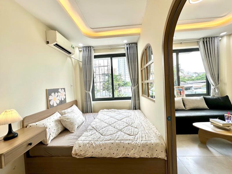 Cho thuê căn hộ 1 phòng ngủ bình thạnh, full nội thất, cửa sổ lớn, rộng rãi, thoáng mát - gần đinh bộ lĩnh, quận 1, phú nhuận   - Ảnh 2