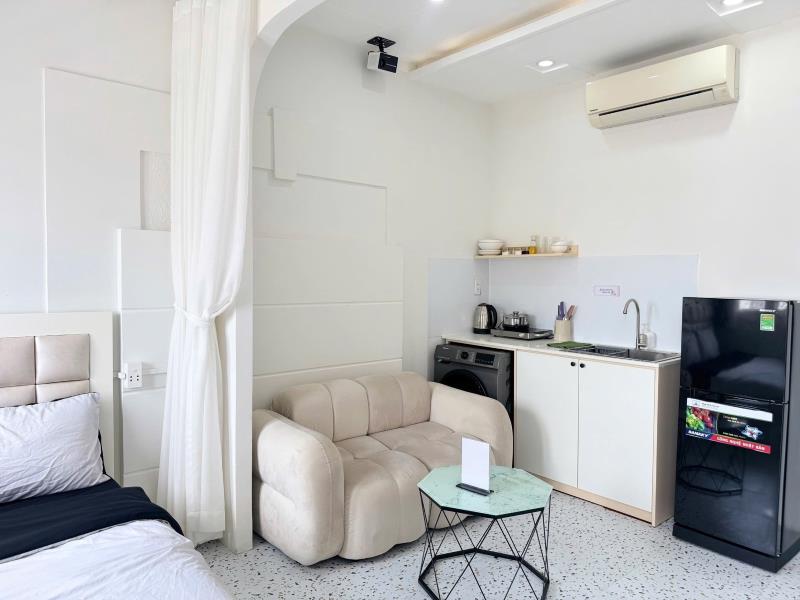 ✨Cho thuê căn hộ 35m2 - ban công – full nội thất – máy giặt riêng – giáp quận 1 ✨ - Ảnh 3