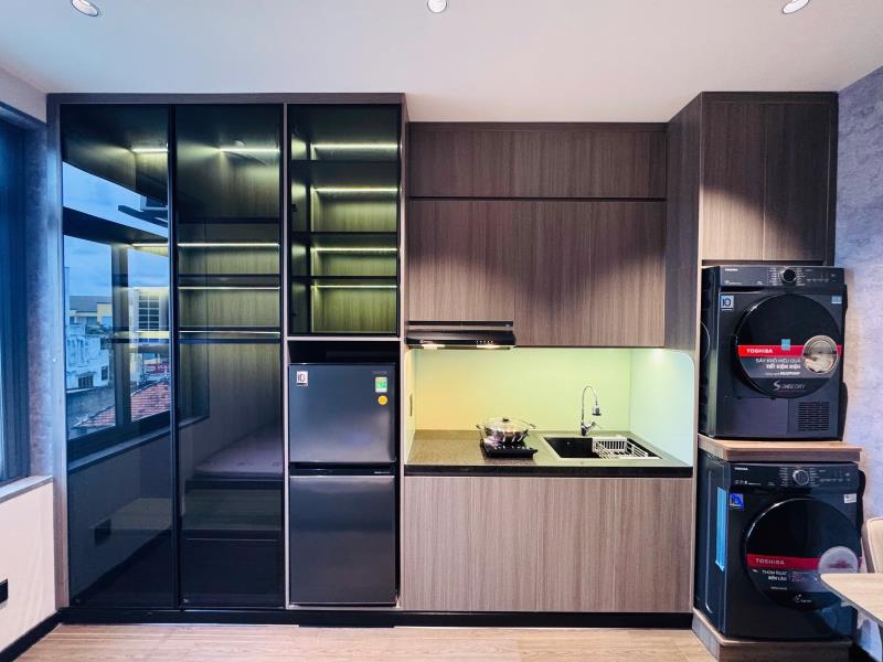 🏡 Căn hộ 1 phòng ngủ máy giặt, máy sấy riêng, cửa sổ – nơ trang long, bình thạnh gần quận 1 landmark 81   - Ảnh 3