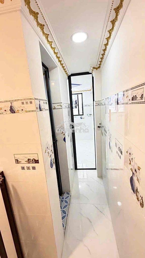Nhà mới nhỏ xinh, nở hậu đẹp, 1/sẹc, ko qh - rạch bùng binh - 9m2, 3tầ - Ảnh 4