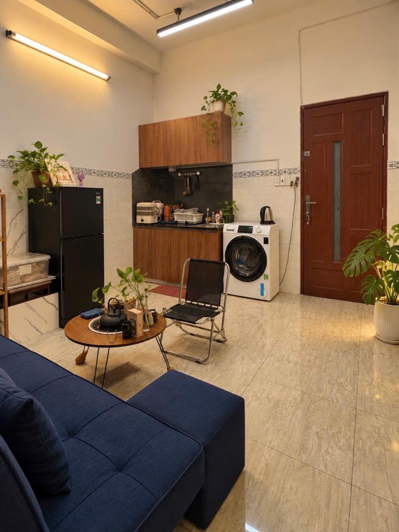 Cho thuê căn hộ 1pn 45m² full nội thất, máy giặt riêng – gần phan xích long, giáp quận 1 - Ảnh 3