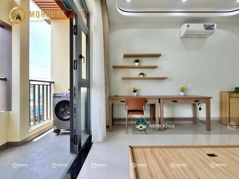 Cho thuê cc mini studio ban công tone gỗ cực đẹp gần etown cộng hòa, hvhk, ga t3 - Ảnh 4
