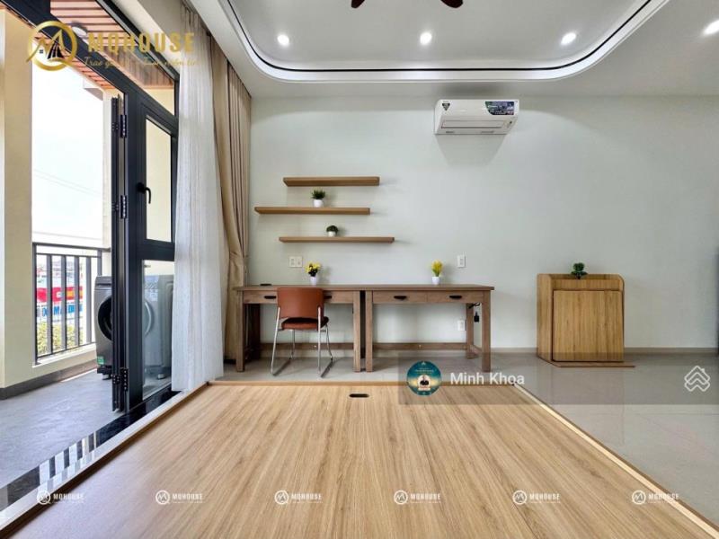 Cho thuê cc mini studio ban công tone gỗ cực đẹp gần etown cộng hòa, hvhk, ga t3 - Ảnh 2