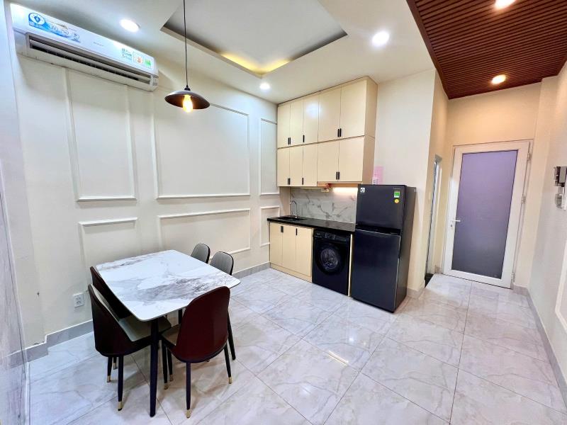 Cho thuê căn hộ 1pn tách bếp - gần q1,q2 - chợ bà chiểu - bùi đình túy - bình thạnh
