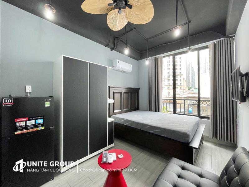 Cho thuê căn hộ 35m² - có ban công – full nội thất – hầm xe, thang máy – giáp quận 1 | võ duy ninh, bình thạnh - Ảnh 2