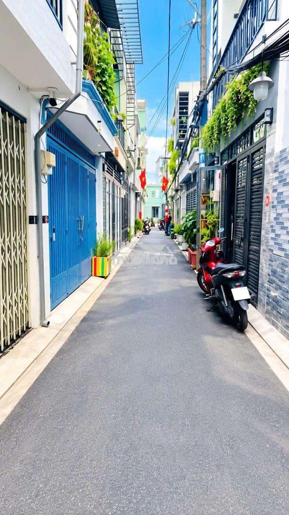 Nhà 4 tầng 27m2 hẻm 3m, chỉ 100m ra mặt tiền huỳnh văn nghệ. - Ảnh 2