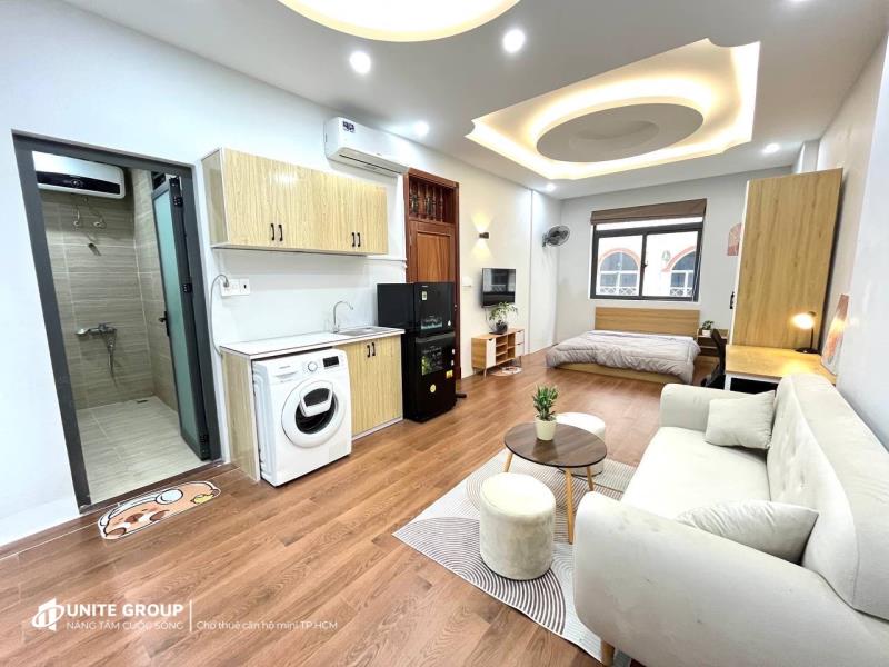 Căn hộ 45m² máy giặt riêng – nhà mới, gần hàng xanh, giáp quận 1 | nguyễn gia trí, bình thạnh - Ảnh 2