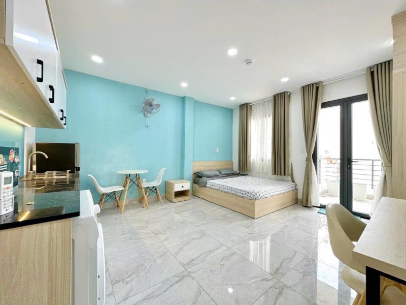 Cho thuê căn hộ 1 pn phan xích long - thích quảng đức  full nội thất ban công rộng rãi - tiện di chuyển q3 q1 bình thạnh - Ảnh 2