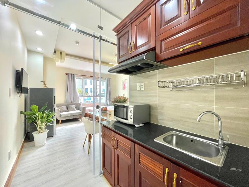 Cho thuê căn hộ bình thạnh, full nội thất, cửa sổ lớn, máy giặc riêng, rộng rãi, thoáng mát, gần điện biên phủ, quận 1, quận 3 - Ảnh 4