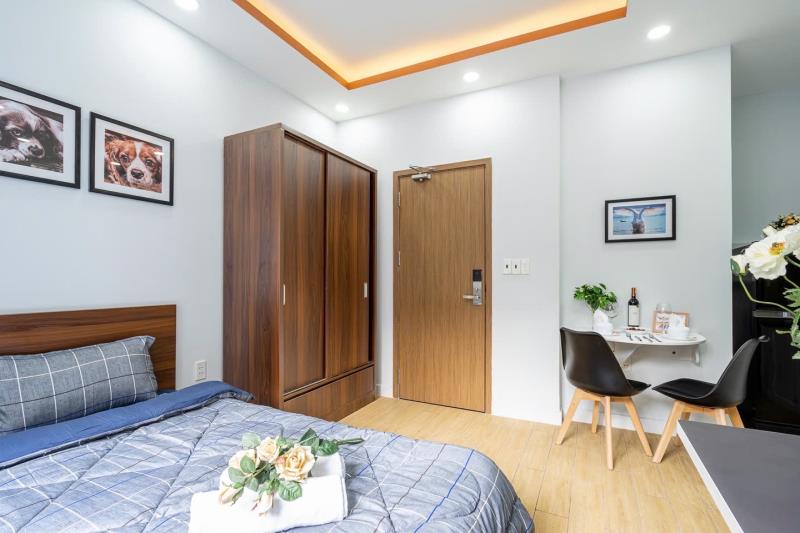 Cho thuê căn hộ 35m² – full nội thất – gần ngã tư hàng xanh  - Ảnh 4