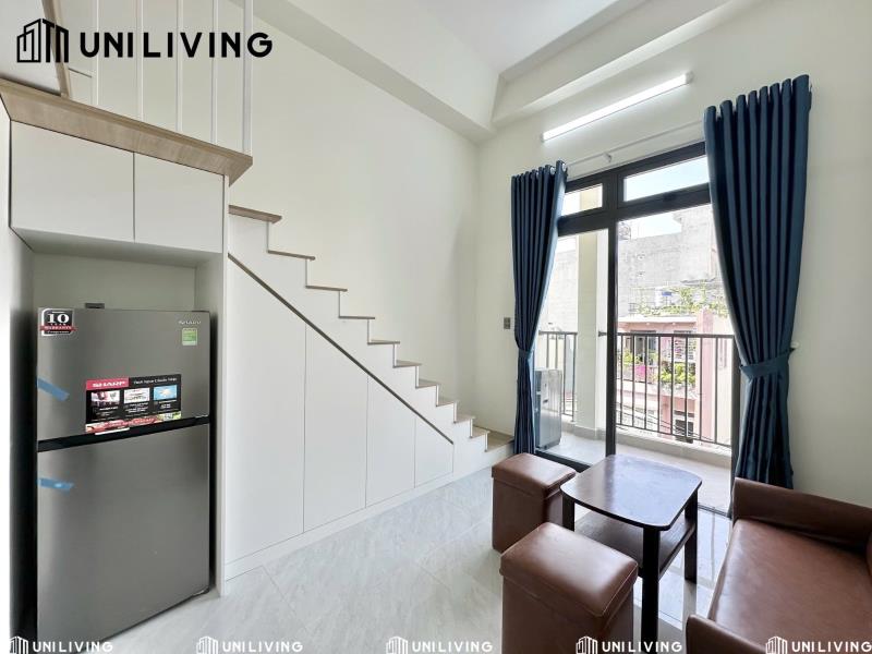 Cho thuê duplex ban công 30m2 đường chu văn an gần học viện cán bộ