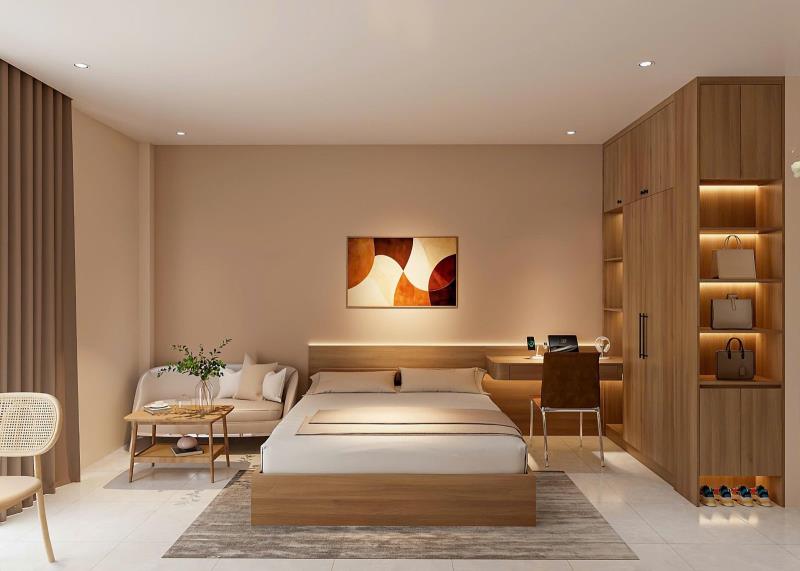 ​🔥 Căn hộ cao cấp sát vách ga t3 sân bay – full nội thất xịn – trống nhận phòng 01/11 🔥   ​📍 vị trí: ngay cổng nhà ga t3 tân sơn nhất, thuận tiện di chuyển hoàng hoa thám, cộng hòa, trường sơn. 📐  - Ảnh 4